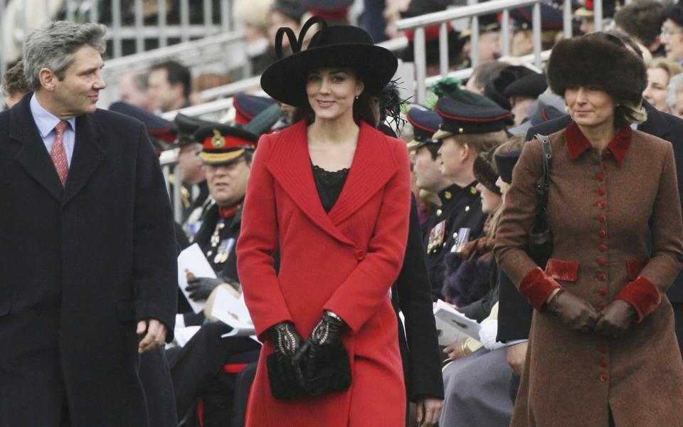Plished princess potential: Kate at the Sovereign's Parade at Sandhurst Military Academy - Pool/Tim Graham Picture Library