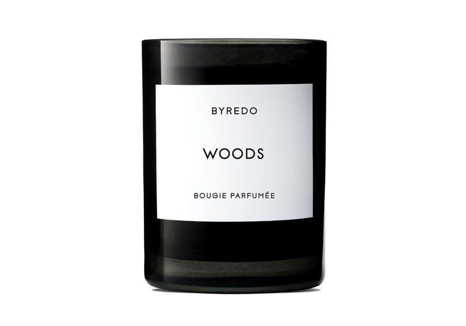 Bougie parfumée Woods, Byredo