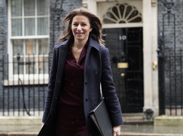 Lucy Frazer, Secretary of State for culture, media and sport (Stefan Rousseau/PA)