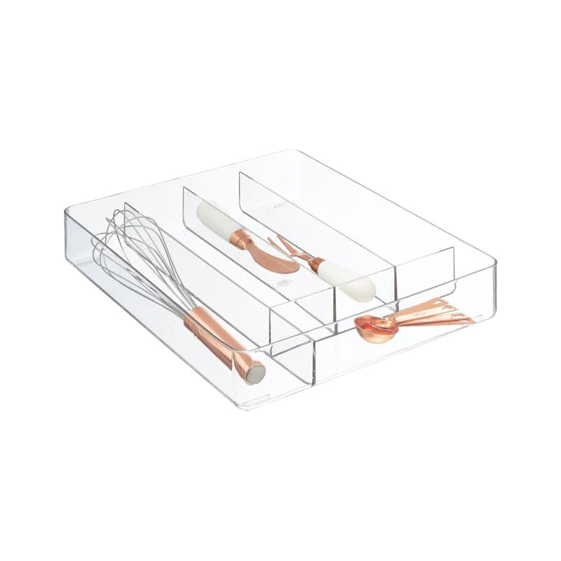 mDesign Plastic Kitchen Drawer Organizer