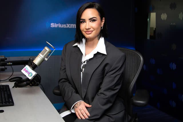 <p>Santiago Felipe/Getty</p> Demi Lovato on July 14, 2023