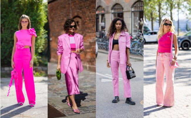 barbiecore street style CPHFW