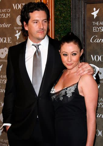 <p>Jean Baptiste Lacroix/WireImage</p> Shannen Doherty and Kurt Iswarienko arrive at the Art of Elysium 2nd Annual Heaven Gala on January 10, 2009 in Los Angeles, California.