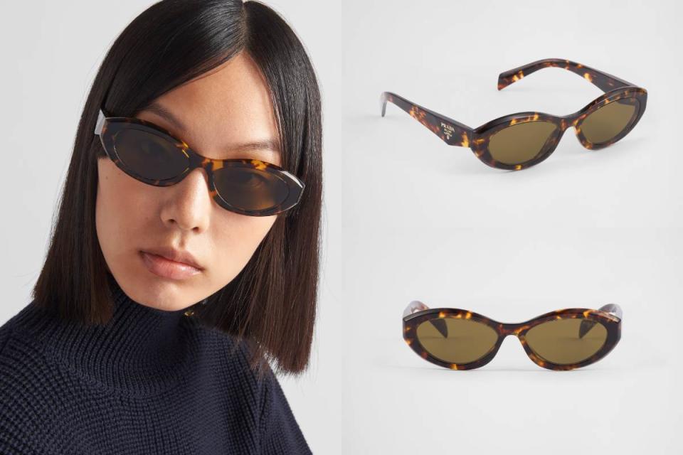 Prada Symbole太陽眼鏡，NT$16,000圖片來源：Prada