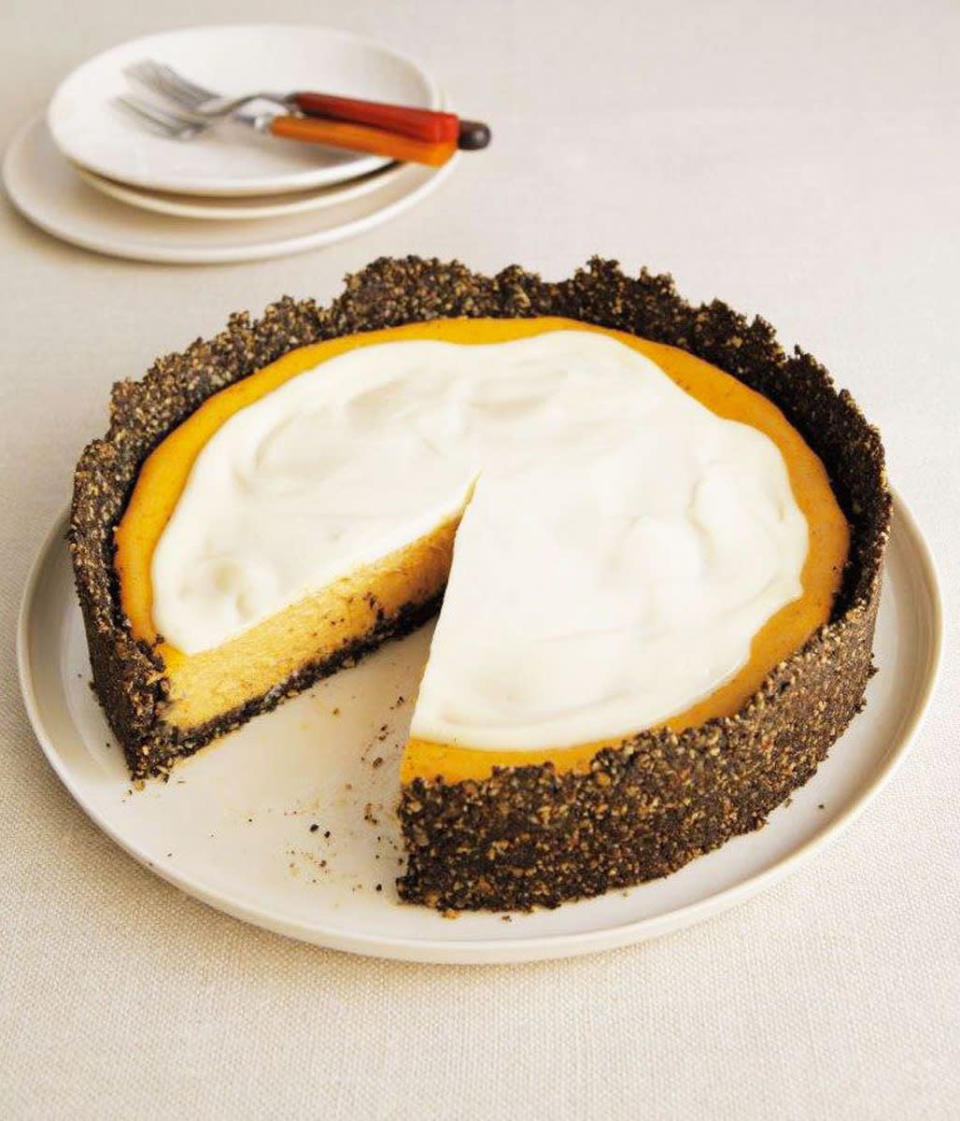 Gingery Pumpkin Cheesecake