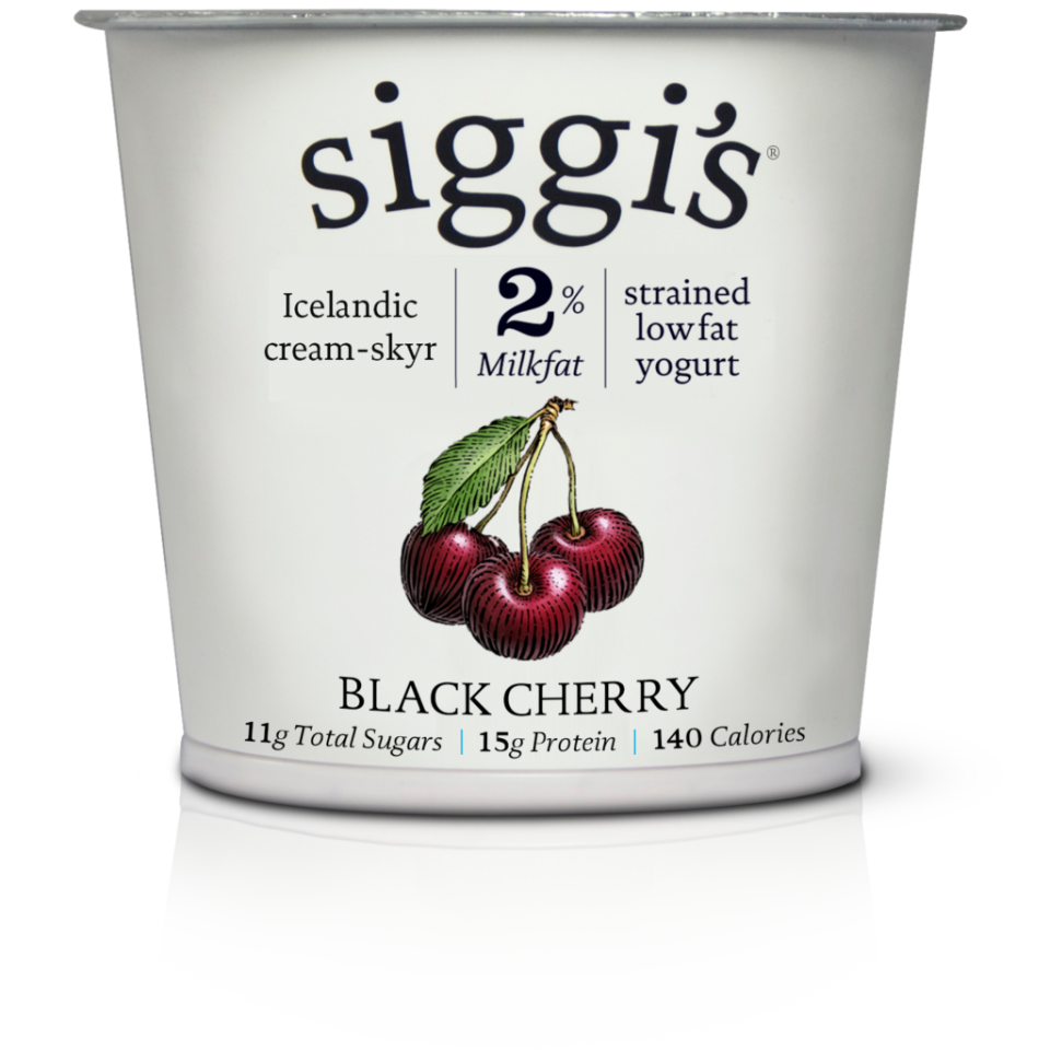 <p>This Icelandic yogurt is for people who love a little tang. Their flavors are clean-tasting and delicious—black cherry being our personal favorite. (Unfortunately Siggi's doesn't offer plain 2 percent yogurt, so if that's what you're aiming for, we suggest <a href="https://usa.fage/products/yogurt/fage-total-2" rel="nofollow noopener" target="_blank" data-ylk="slk:Fage;elm:context_link;itc:0;sec:content-canvas" class="link ">Fage</a>.)</p><p><strong><em><a class="link " href="https://go.redirectingat.com?id=74968X1596630&url=https%3A%2F%2Fwww.freshdirect.com%2Fpdp.jsp%3FproductId%3Ddai_pid_2002375%26catId%3Dpicks_stonyfield_favorites_2&sref=https%3A%2F%2Fwww.redbookmag.com%2Ffood-recipes%2Fg35433697%2Fbest-store-bought-yogurt-brands%2F" rel="nofollow noopener" target="_blank" data-ylk="slk:BUY NOW;elm:context_link;itc:0;sec:content-canvas">BUY NOW</a> Siggi's 2% Yogurt, $2.50, freshdirect.com</em></strong></p>