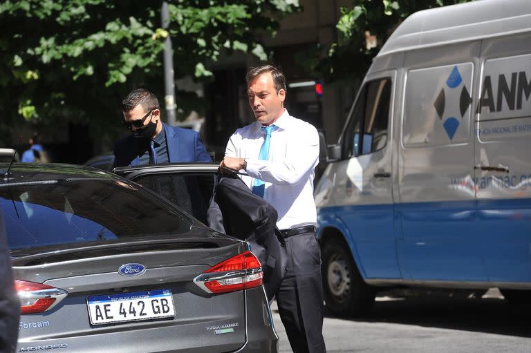 Miembros de la Corte Suprema llegando a Tribunales. Martín Soria