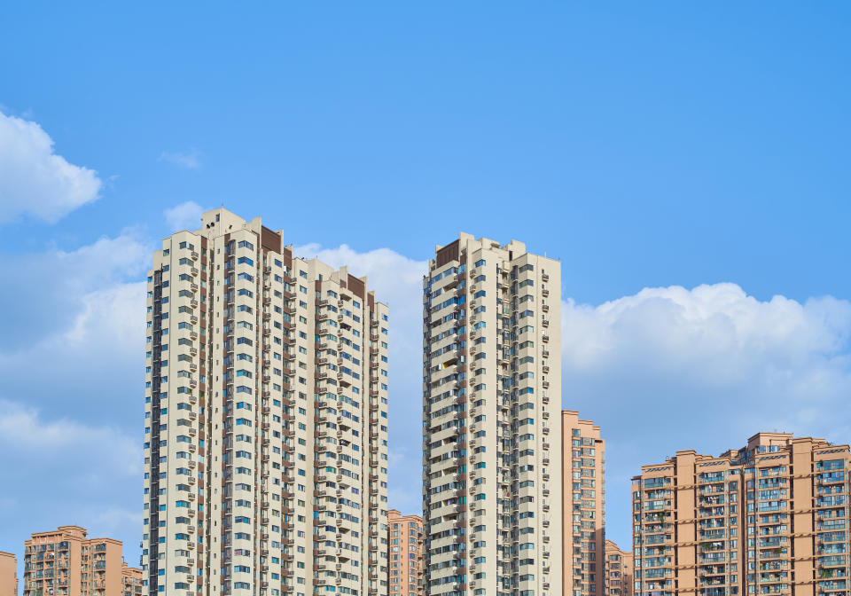 High-rise residential buildings in Chengdu, Sichuan, China