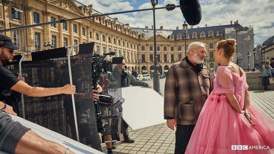 Jodie Comer and Kim Bodnia in Paris