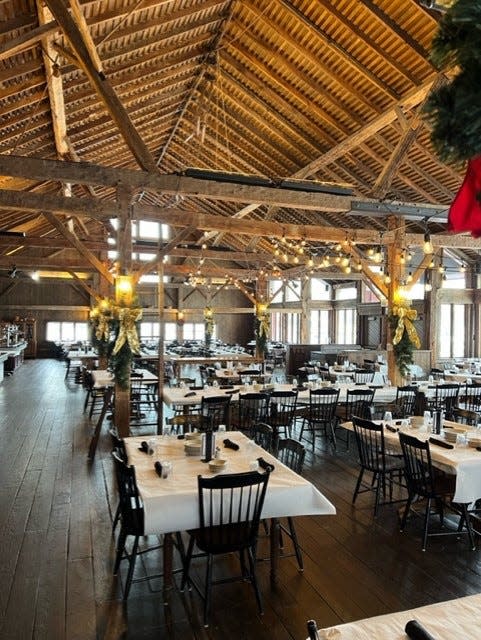 The Barns at Nappanee is one of the area restaurants that will be open for Thanksgiving dinner.