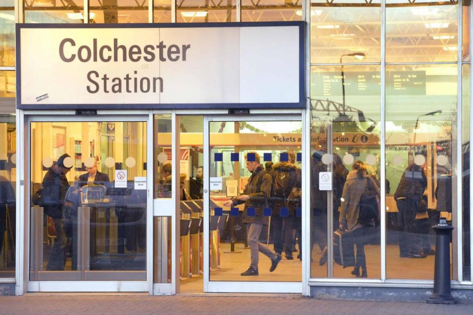 Criminal damage - Colchester North Railway Station