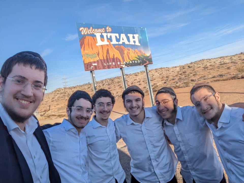 “Roving Rabbis” invite the community to spread light and witness  the lighting of a giant 9-foot Hanukkah Menorah held in the Westgate Mall Center Court located at 7701 Interstate 40, on Dec. 22, the 5th night of the eight-day Festival of Lights.