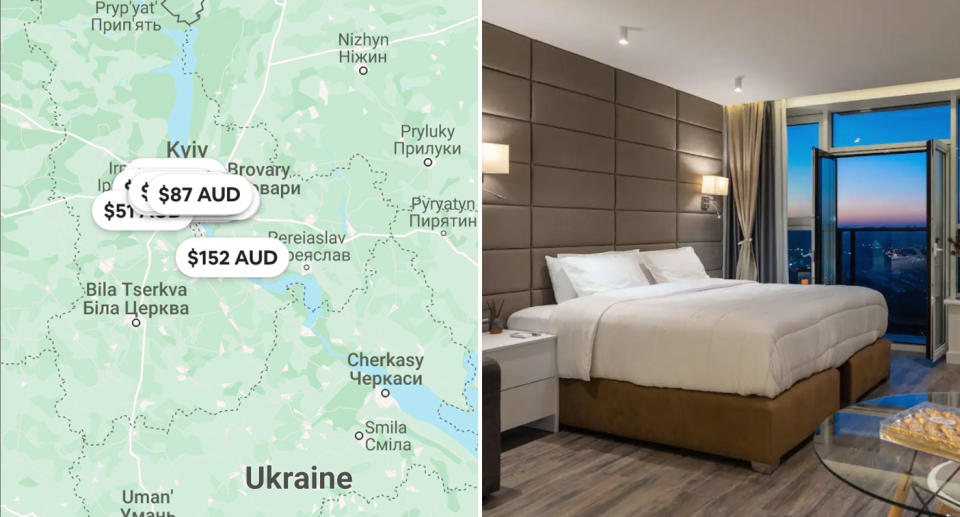 People are booking Airbnb's in Ukraine, with no intention of going, but to help give some money to Ukrainians amid Russia's invasion. Source: Airbnb