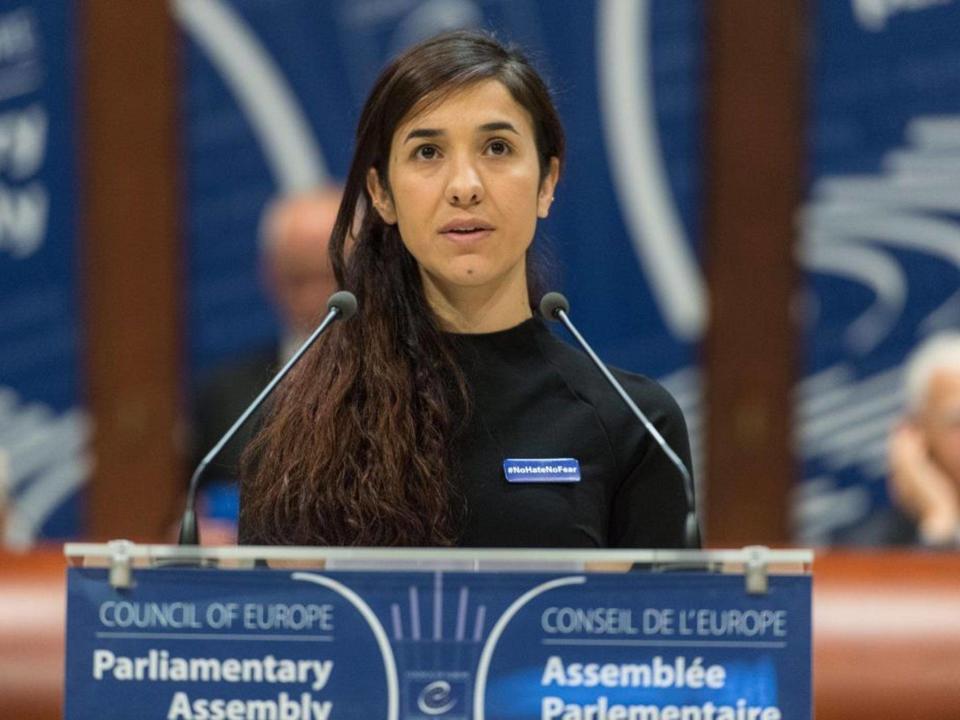 Nadia Murad has gone on to become an activist seeking being granted asylum in Germany: EPA