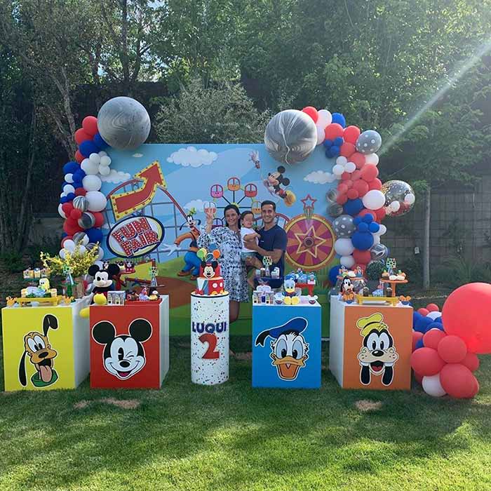 La fiesta de cumpleaños del hijo de Lucas Vázquez