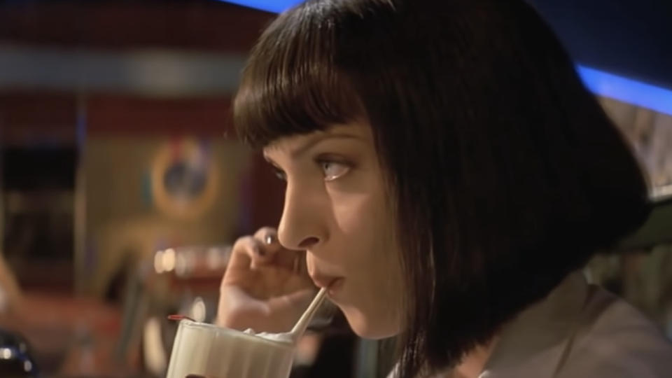 Uma Thurman in Pulp Fiction