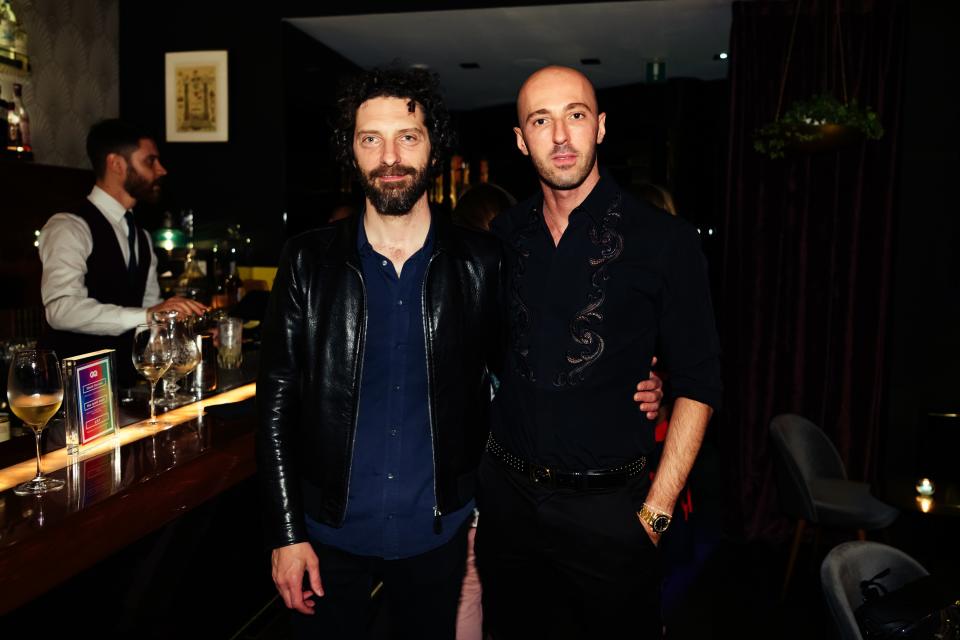 Prada's Gael Gatti and Versace chief communications officer Valerio D'Ambrosio