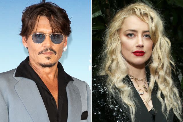 Marc Piasecki/WireImage; Phillip Faraone/Getty Johnny Depp (L); Amber Heard