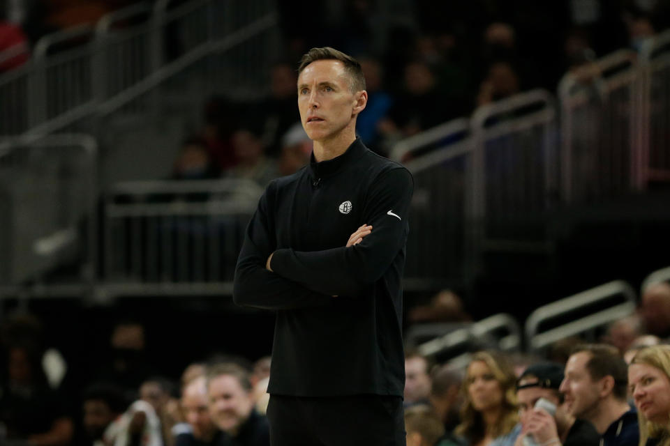 Booklyn Nets Head Coach Steve Nash