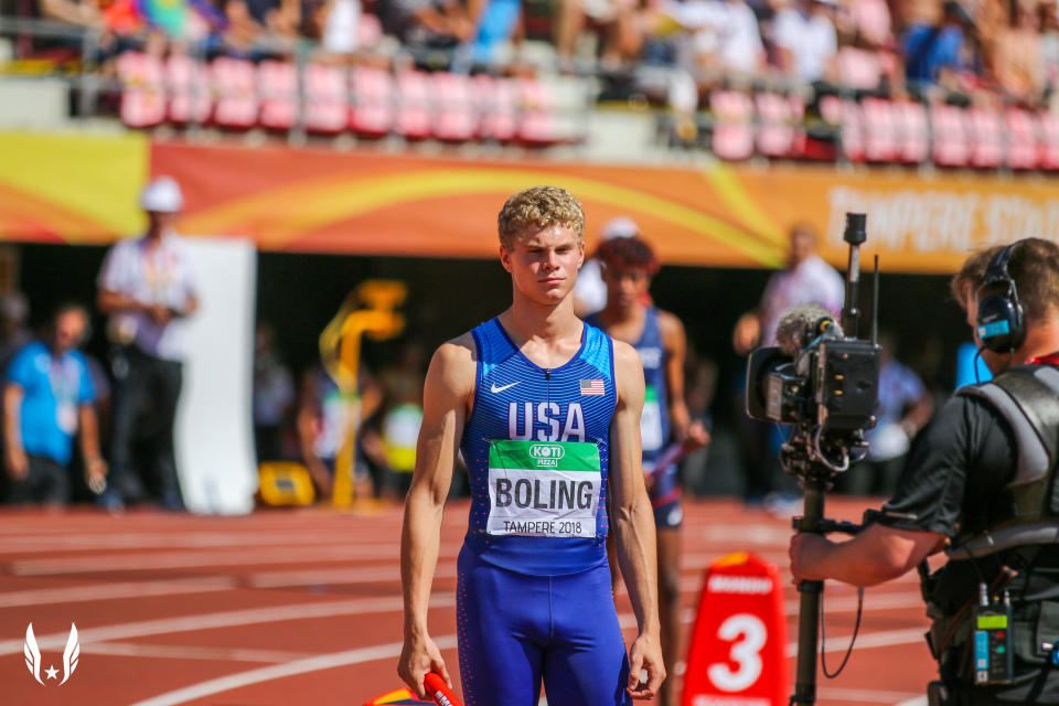 Matthew Boling has quickly emerged as a budding superstar in the world of track and field. (Courtesy of USATF)