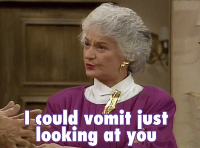 Bea Arthur on "Golden Girls"