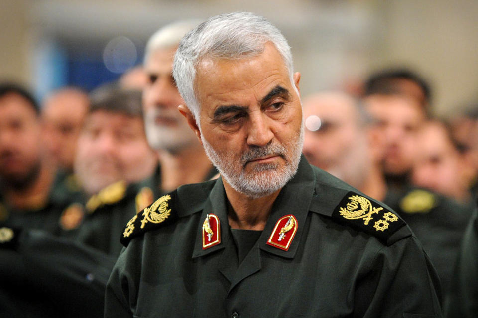 Qassem Soleimani. (Press Office of Iranian Supreme Leader / Andalou via Getty Images)