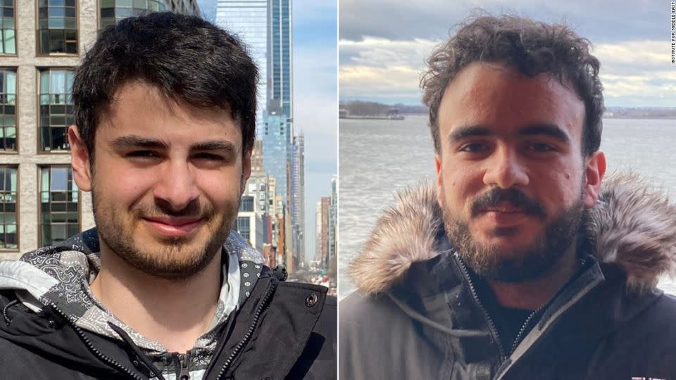 Kinnan Abdalhamid (left) and Tahseen Ali Ahmad have been identified by family representatives as victims of the shooting. - Institute for Middle East
