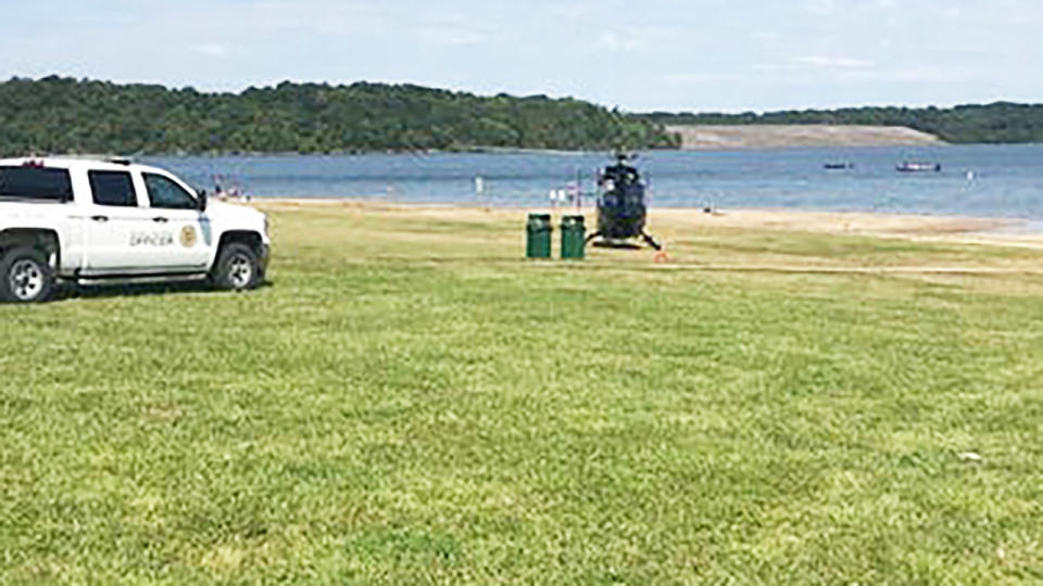 The East Fork Lake River, pictured here where Ally Sidloski's body was recovered.