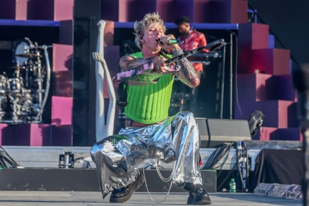 Machine Gun Kelly Performs In The First Day Of Mad Cool - Credit: Ricardo Rubio/Europa Press via Getty Images
