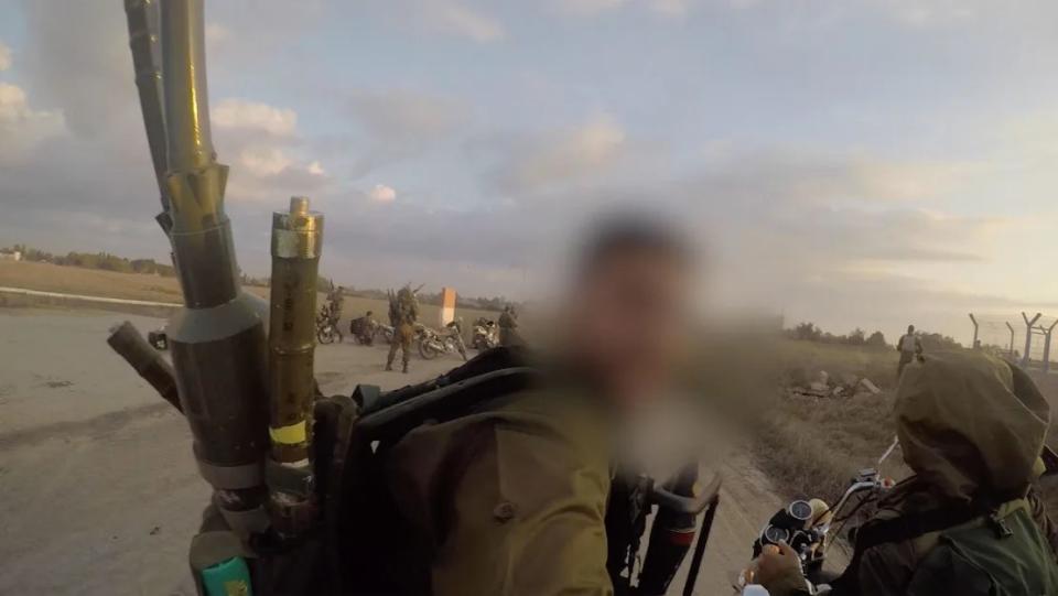 Crédito: video de Hamas proporcionado por las Fuerzas de Defensa de Israel.