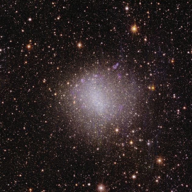This image of the irregular galaxy known as 