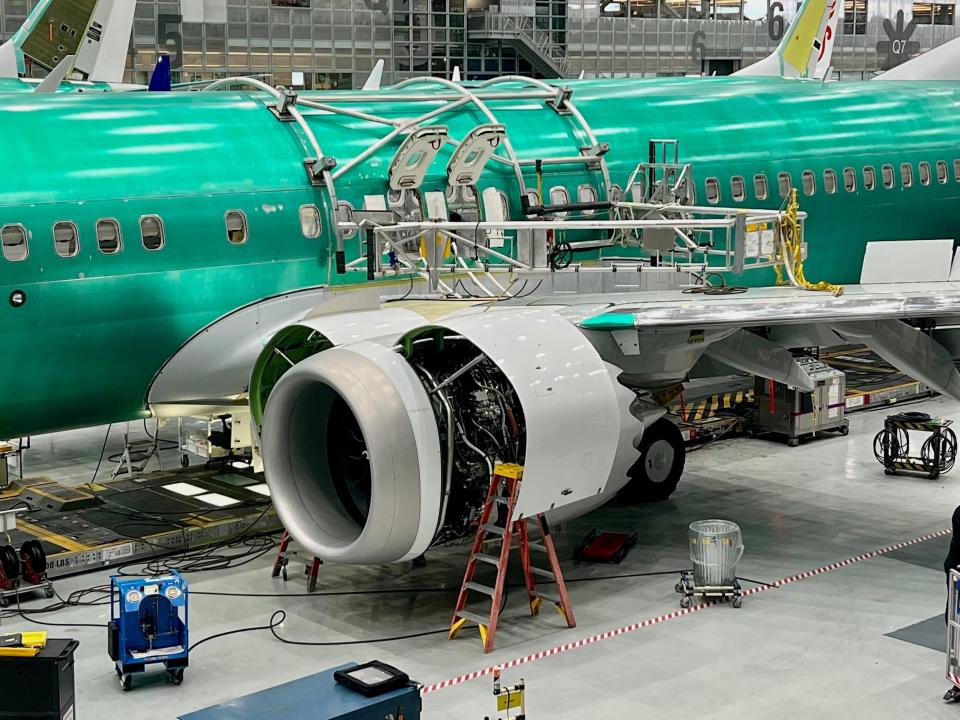 Boeing 737 factory tour.