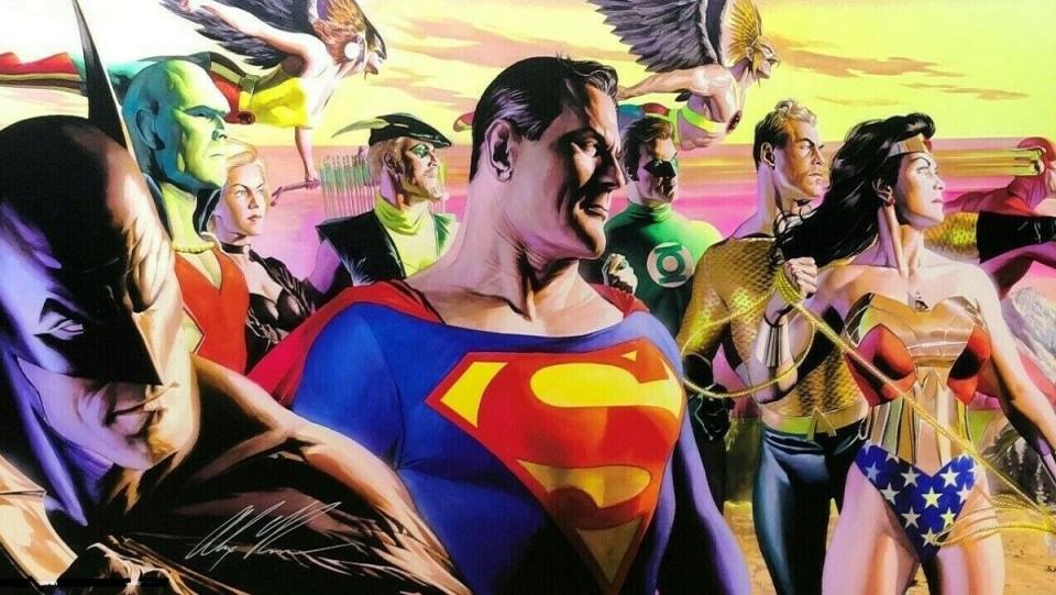 Alex Ross' version of the Justice League. 