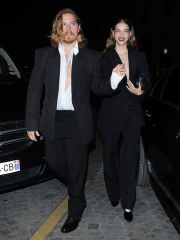 <p>Jacopo Raule/Getty</p> Dylan Sprouse and Barbara Palvin