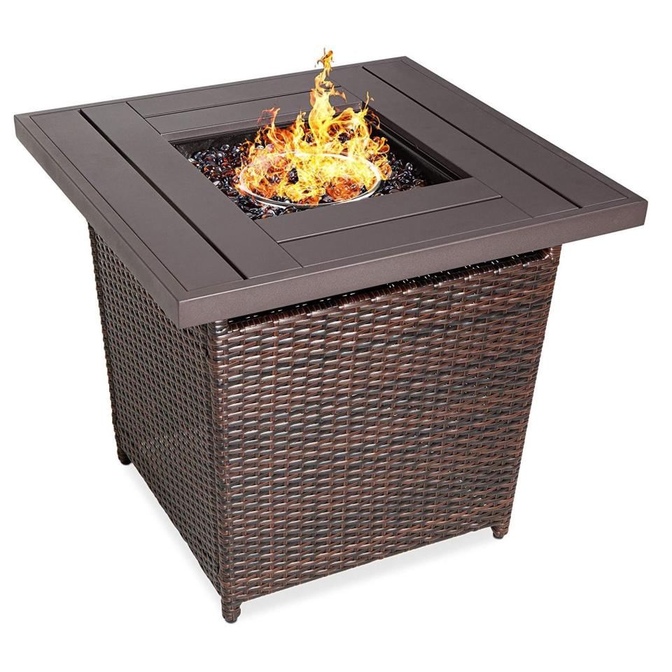 3) Wicker Fire Pit Table