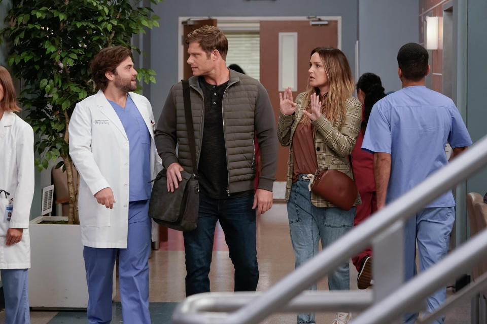 ‘Grey’s Anatomy’ – If Walls Could Talk – Jake Borelli, Chris Carmack, Camilla Luddington