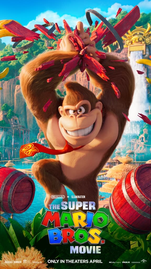 The Super Mario Bros. Movie Character Posters Feature Donkey Kong