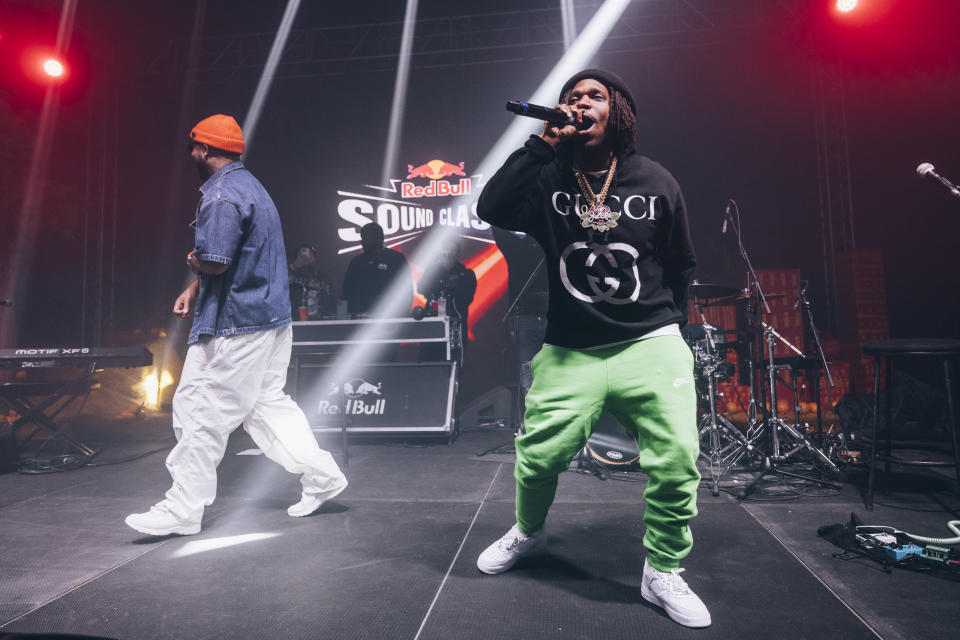 Larry June Performing With Curren$y Red Bull Soundclash Detroit