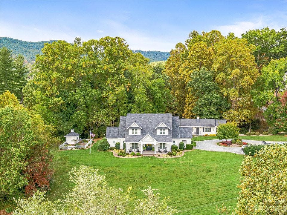 This home at 400 Ray Hill Road in Mills River is listed at $2.7 million.