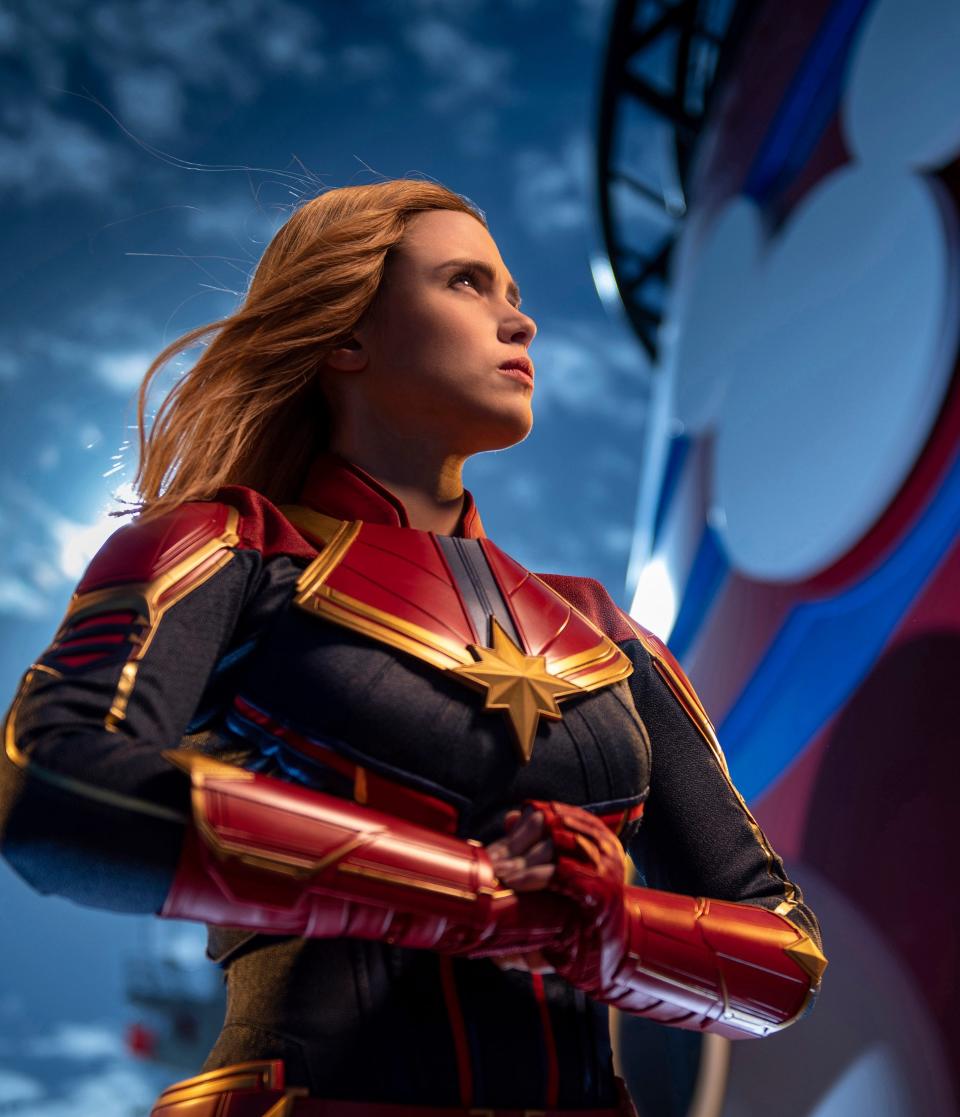 Captain Marvel is one of the characters returning for Marvel Day at Sea 2023 sailings.