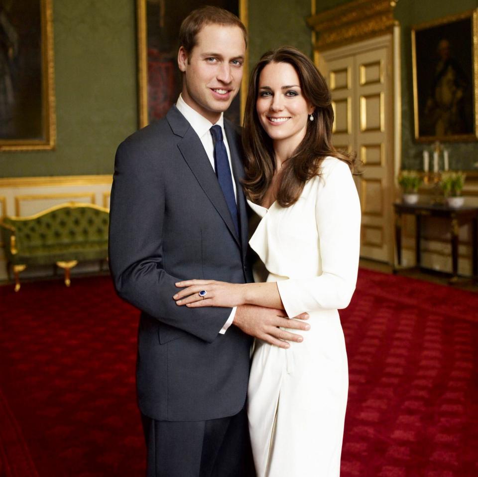 Prince and Princess of Wales's engagement photo