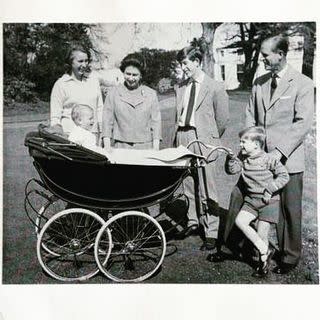 <p>The family are seen looking at Prince Edward, who was 1-year-old at the time the photo was taken. The image was shared by the royal family later that year ahead of Christmas. </p><p><a href="https://www.instagram.com/p/BrVvlPtFHqT/" rel="nofollow noopener" target="_blank" data-ylk="slk:See the original post on Instagram" class="link rapid-noclick-resp">See the original post on Instagram</a></p>