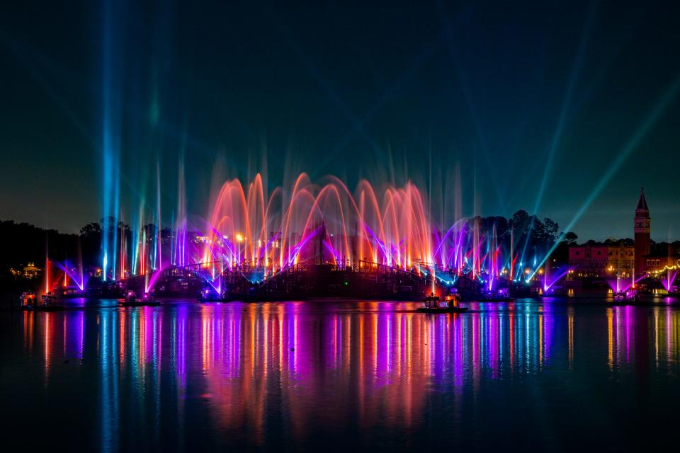 With a dazzling display of fireworks, fountains and lights, EPCOT's 'Luminous: The Symphony of Us' show features two original songs plus new arrangements of iconic Disney hits that enliven the story.