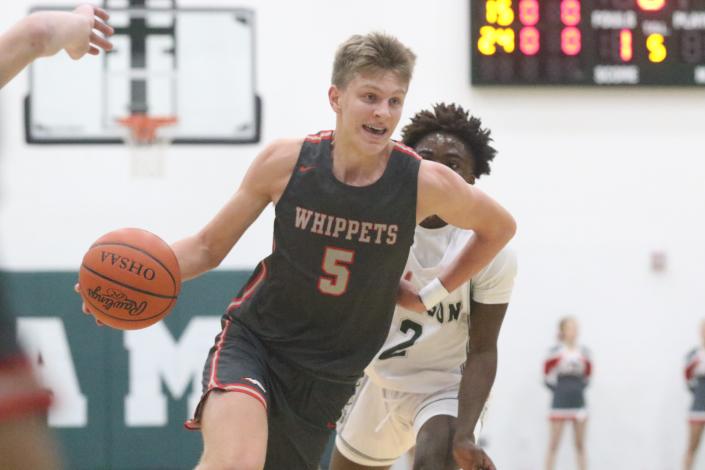 Shelby's Alex Bruskotter had 22 points in the Whippets first season-opening loss since 2016.