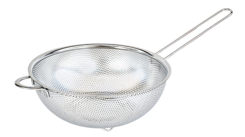 Stainless steel colander