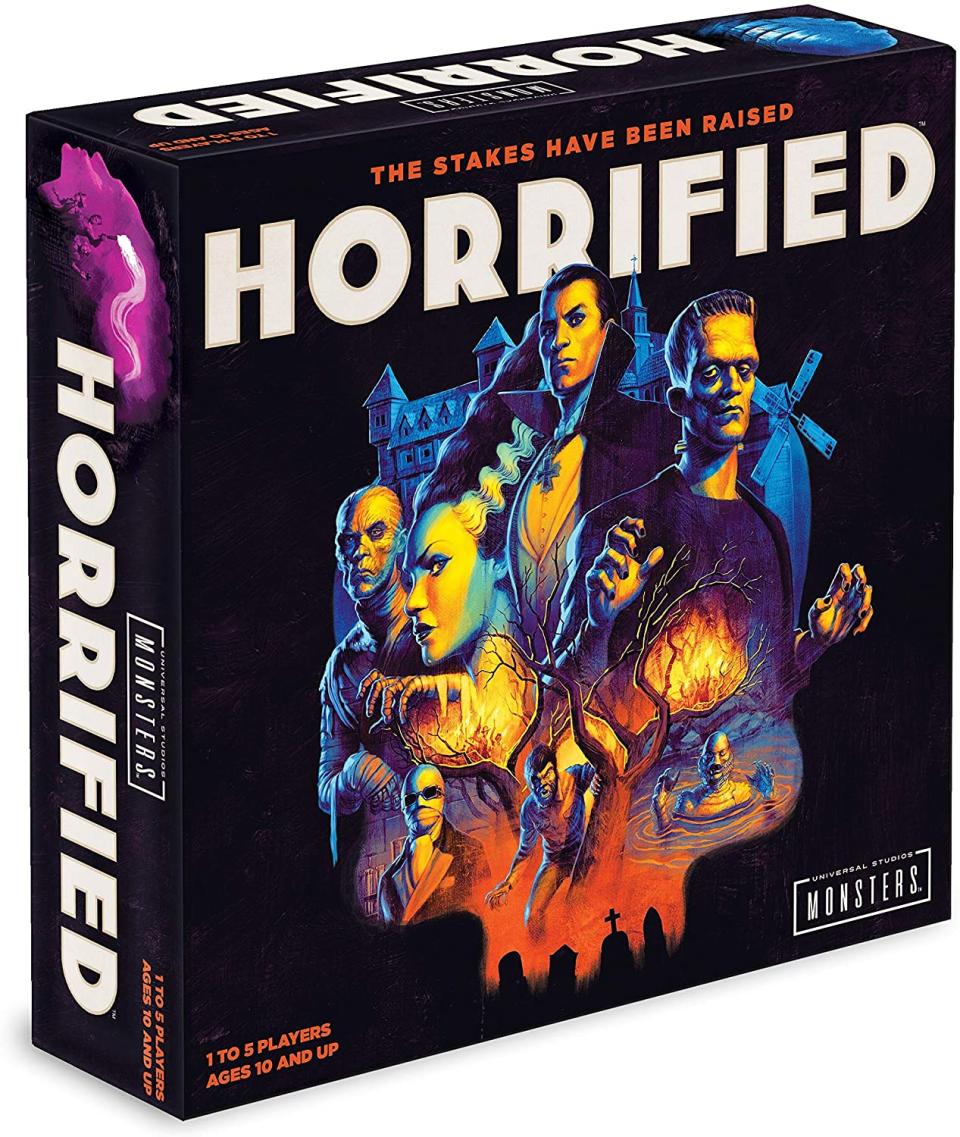 horrified board game, how to host a Halloween movie night
