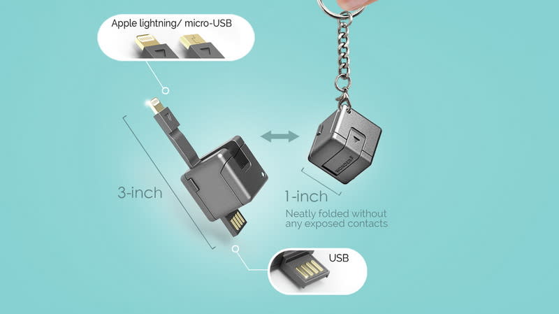 是讀卡機、充電器、還能當立架 多功能手機魔方現身！