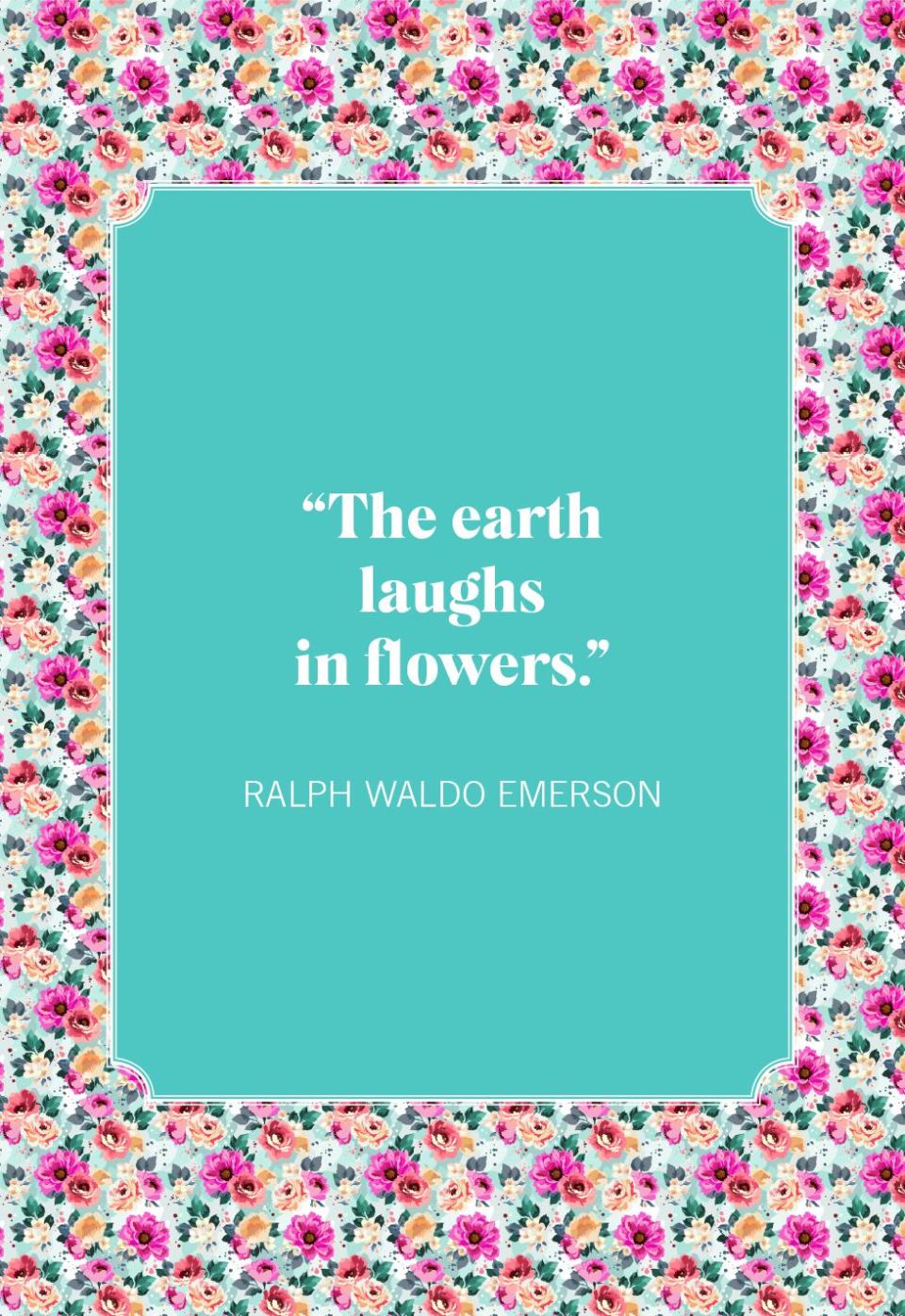 spring quotes ralph waldo emerson