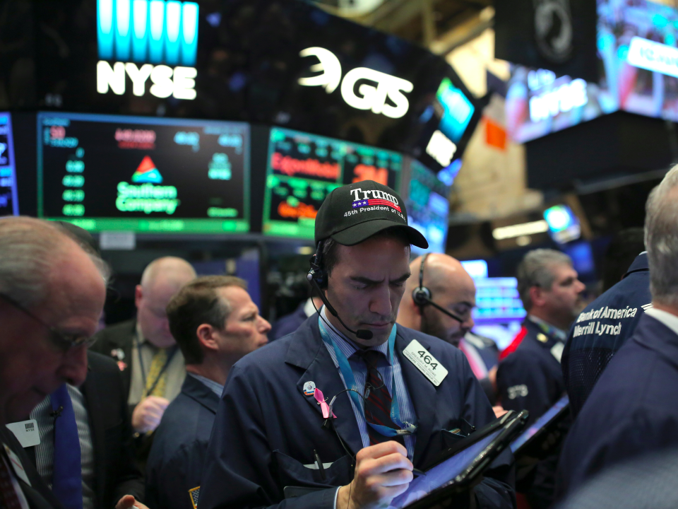 Trump hat traders NYSE