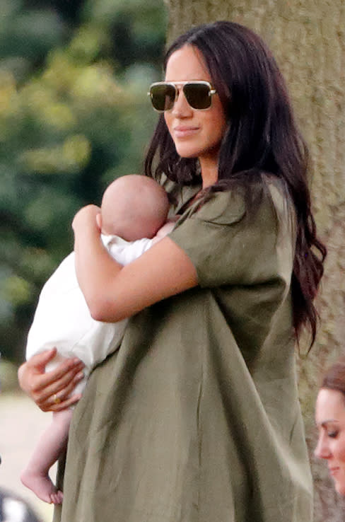 Meghan will no doubt be prepping to fly long-haul with baby Archie [Photo: Getty]